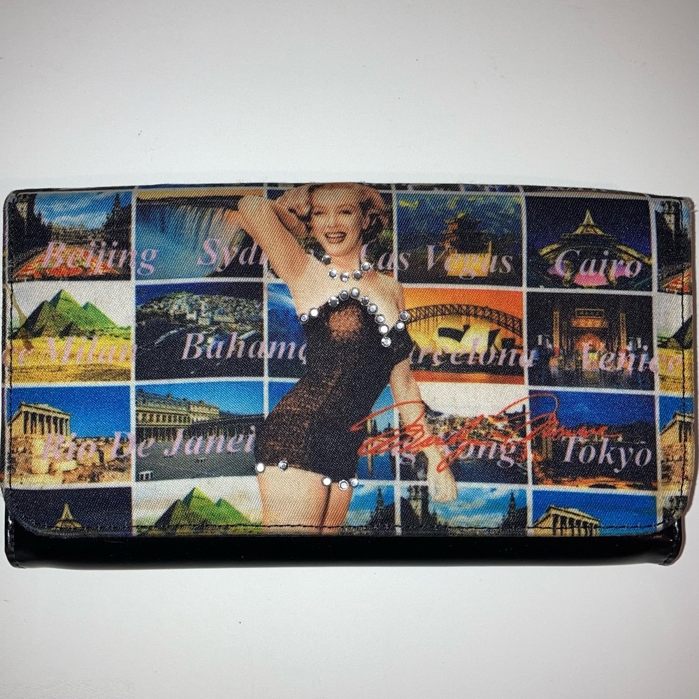 RARE Marilyn Monroe Vintage Y2K Wallet Clutch Limited Edition Retro Collectible